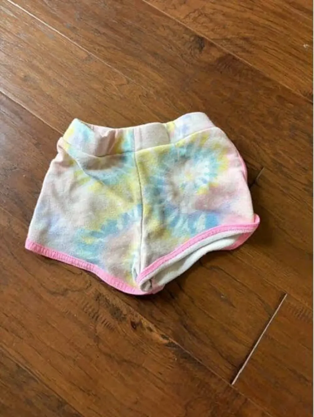 Garanimals Toddler Tie-Dye Shorts with Pink Trim Size 3T